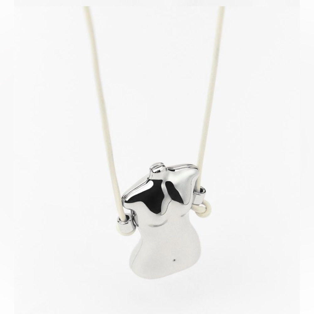 Zara Bust Charm Necklace